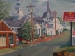 Village Main Street - pallet knife 18"x24"