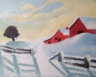 Snow Field 4"x5"